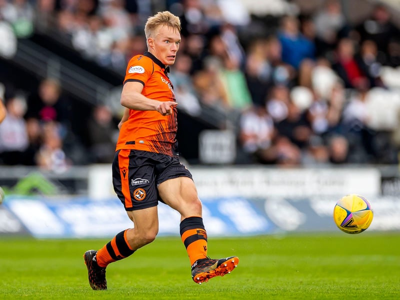 Finn flitted between wide right and behind striker but struggled to get any change out of the Dundee defence on his first start for the club. Subbed on 59 minutes.