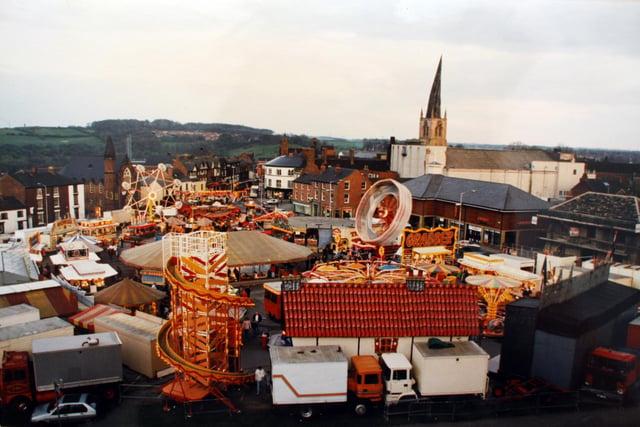 When the Donut roundabout wasn't a car park, it transformed into a fairground over bank holiday weekends