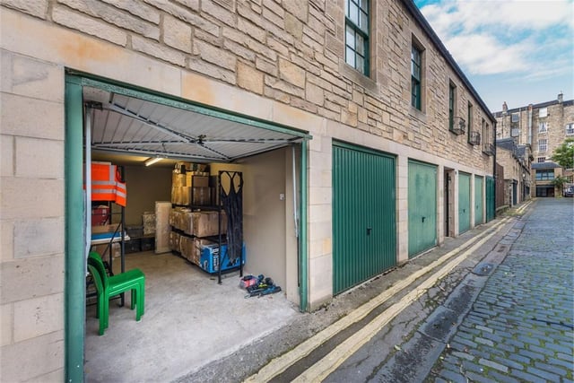 Single garage located in a quiet lane in the centre of the New Town. The garage benefits from power and lighting as well as access to an external water tap - Offers Over £60,000.