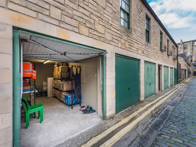 Single garage located in a quiet lane in the centre of the New Town. The garage benefits from power and lighting as well as access to an external water tap - Offers Over £60,000.