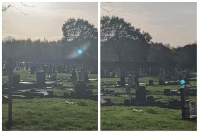 These mysterious spooky blue 'lights' have left volunteers at Tinsley Park Cemetery baffled