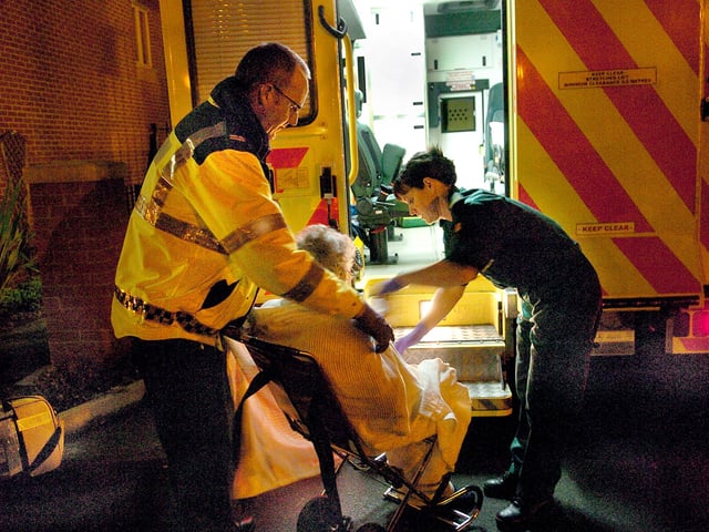 Ambulance Staff excluding paramedics are the 11th most likely to be exposed to the virus at work