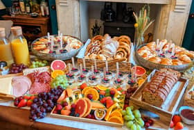 Ginger provides catering for groups of 15 or more, serving fresh meats, cheeses, fruit and pastries.