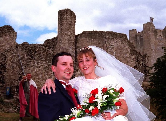 Janet Cottle and David Scott got married at the castle in 1996.