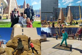 The Star was down at the newly opened Pound's Park today (April 3) where parents and children were welcoming the brand new play space.