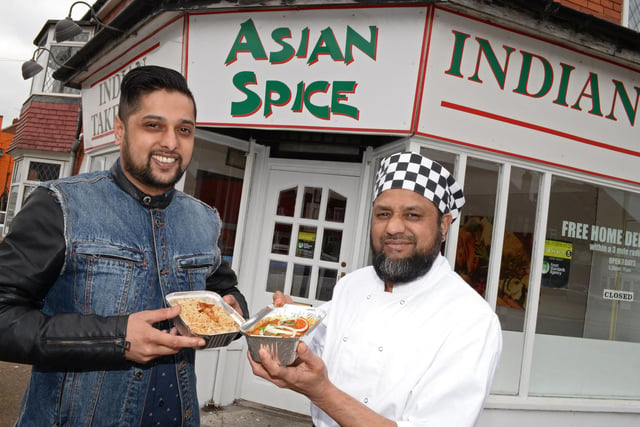Mohammed Ali, Manager and Mohammed Fulumiah, Chef, pictured at Asian Spice in 2016