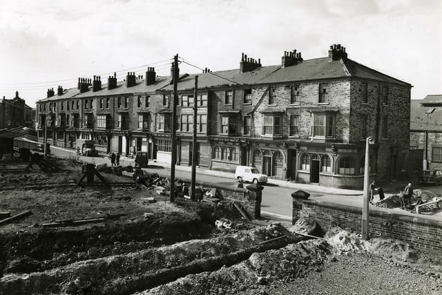 Victoria Terrace was one of the first streets in Ward Jackson's West Hartlepool. It was demolished in 1965. Photo: Hartlepool Library Service.