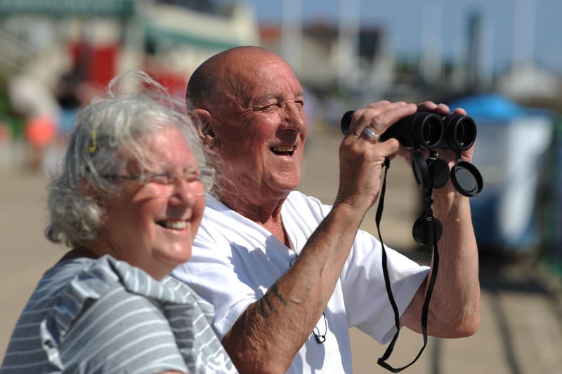 Eric and Jean Mackley were out making the most of the hot weather at Seaburn Beach, Sunderland.
