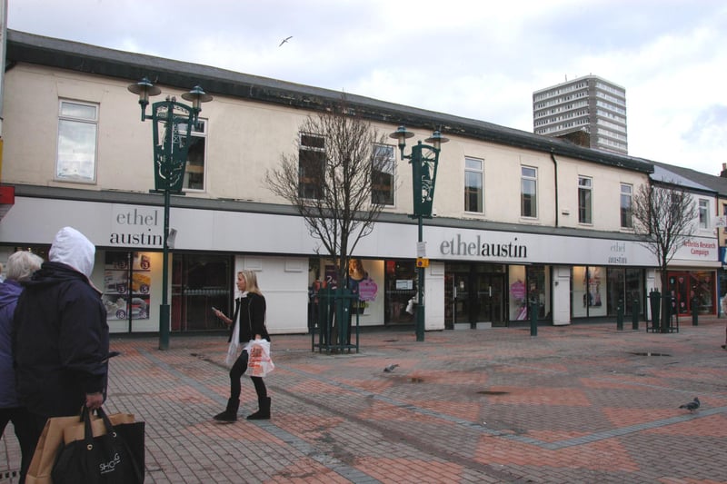 The Ethel Austin store pictured at the top of Blandford Street 11 years ago. Did you love to shop there?