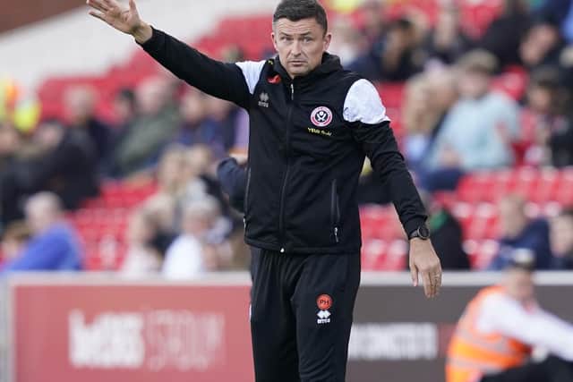 Sheffield United manager Paul Heckingbottom is angry about the conduct of some players: Andrew Yates / Sportimage
