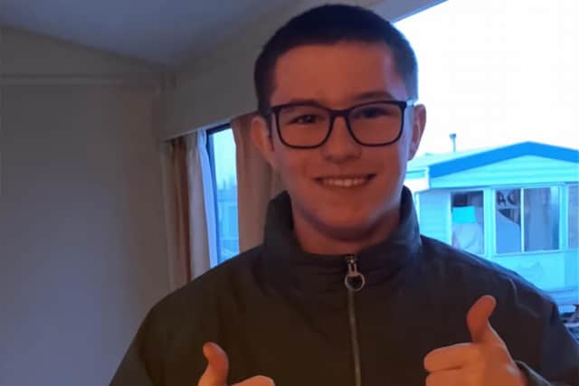 16-year-old Jake passed all his GCSEs this summer