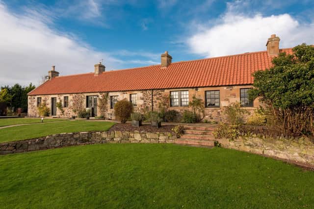 Garden House, created from listed cottages at Redside Farm near North Berwick, boasts spacious interiors and access to some of Scotland's finest beaches and golf courses