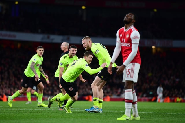 Best result: Sheffield United 1-0 Arsenal (2019). Worst result: Arsenal 6-0 Sheffield United (2018).