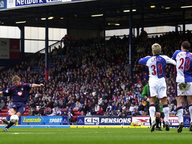 It was a while coming but Pompey pick up their first Premier League win at Ewood Park