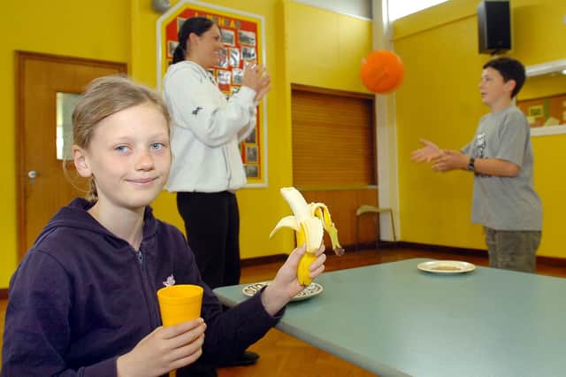 We are going back to 2007 for this view of the Clavering Primary School Breakfast and Fit Club. Does this bring back memories?