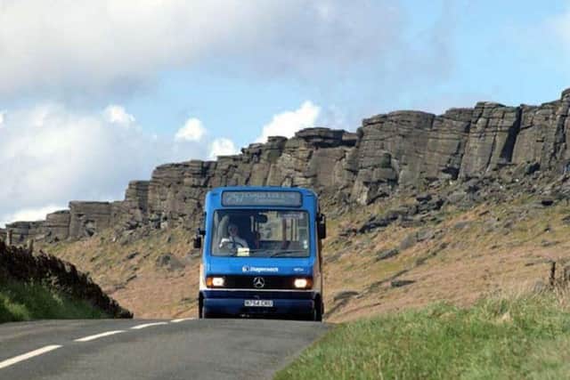 The spectacular scenery of the Hope Valley bus route