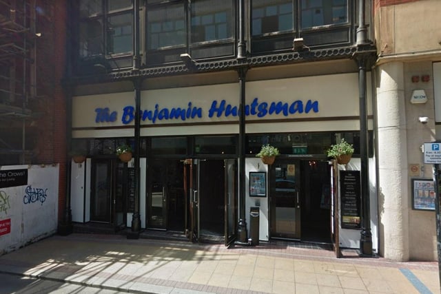 The Benjamin Huntsman, on Cambridge Street in the city centre, has a five-star food hygiene rating.