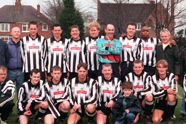 The 1997 Royal Mail Sunday football team