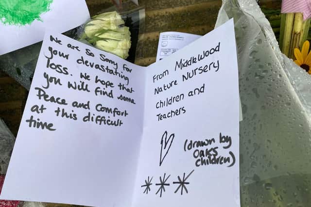 Teachers and children from Middlewood Nature Nursery send their condolences to Mohammed's family.