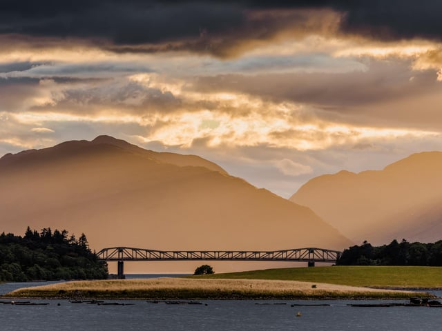 If you are on the road north over this bridge, you are headed into some of the finest landscapes in Scotland.