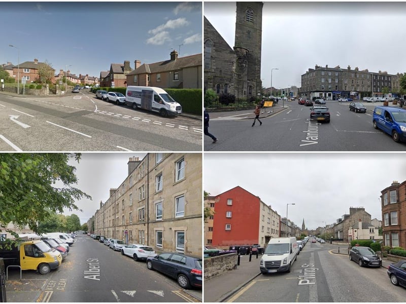 Northfield and Piershill, Leith (Hermitage and Prospect Bank), Leith (Albert Street) and Pilrig.