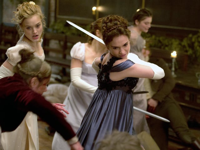 This parody of Jane Austen's iconic novel filmed at Basing House in Old Basing and it grossed $16 million at the Box Office worldwide.