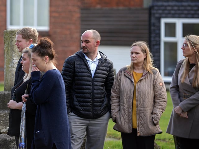 Funeral of Keigan O'Brien at St Laurence's Church, Adwick-le-Street.