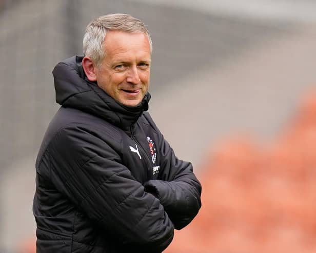 Blackpool manager Neil Critchley: Picture Steve Flynn/AHPIX LTD
