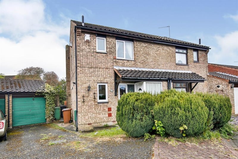 On the market for £150,000, this three bedroom home boasts a south-facing rear garden.