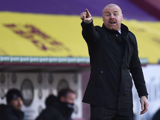 Burnley manager Sean Dyche has emerged as a shock contender for the managerial position at Derby County. (Derbyshire Live via The Sun)