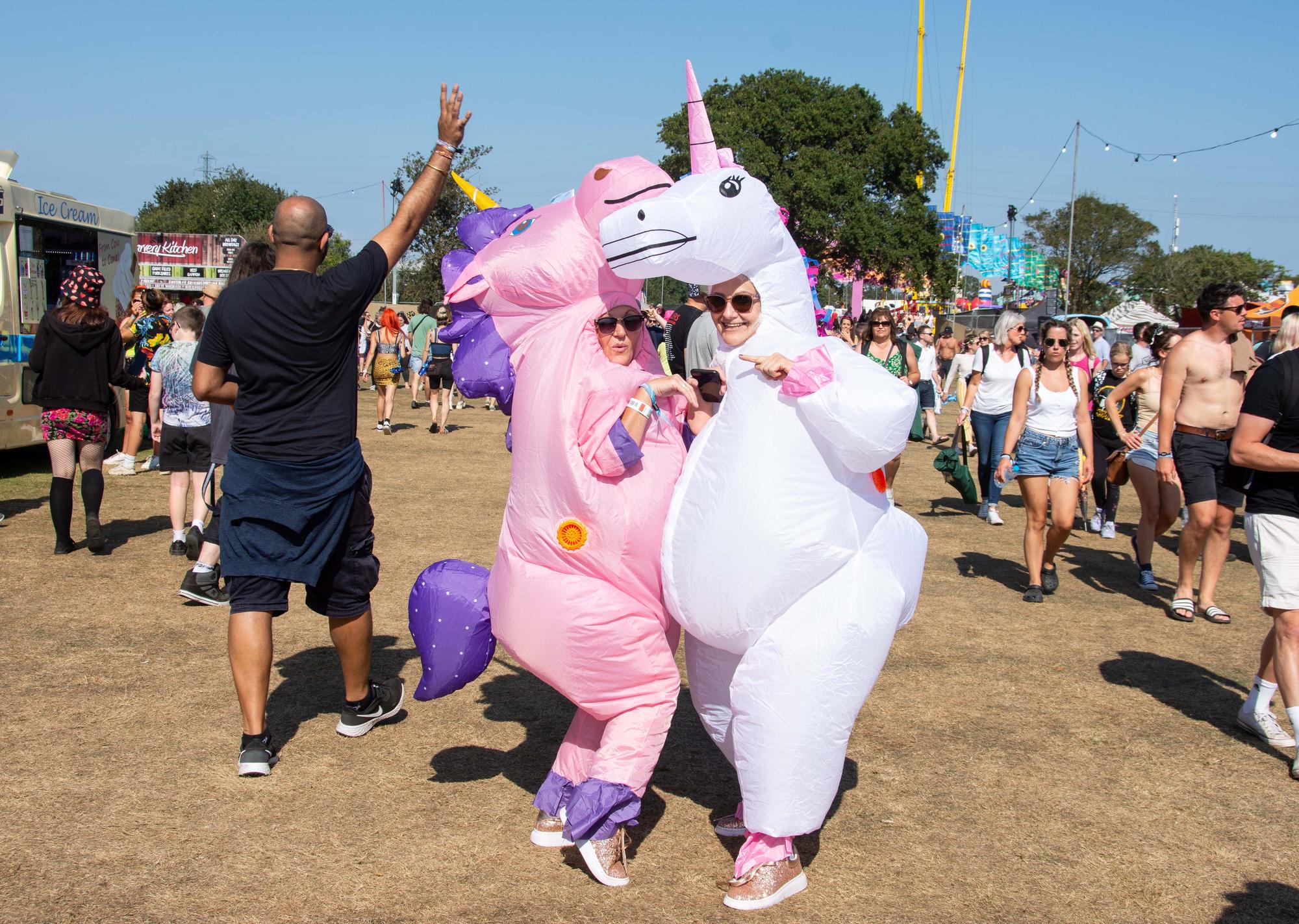 People having fun at the Isle of Wight Festival. Picture: Emma Terracciano