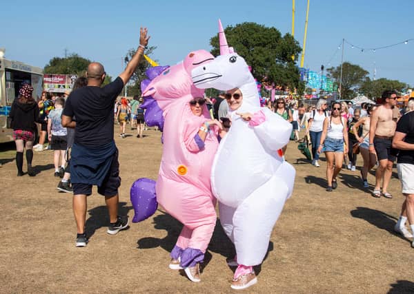 People having fun at the Isle of Wight Festival. Picture: Emma Terracciano