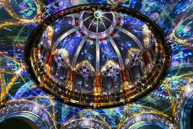 Rotherham Minster will become a glowing canvas of colour, rhythm and sound throughout the evening.