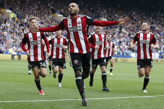 Leon Clarke celebrates one of his goals at Hillsborough - Simon Bellis/Sportimage