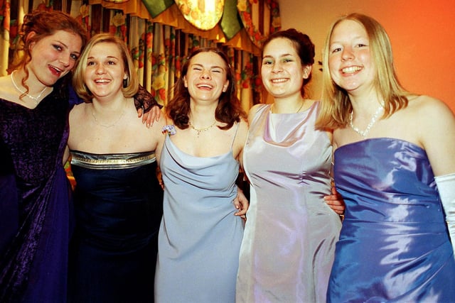 From left to right: Ruth Akers, Jenny Flynn, Sarah Riley, Rosemary Drummond and Georgie Hill
May 2001