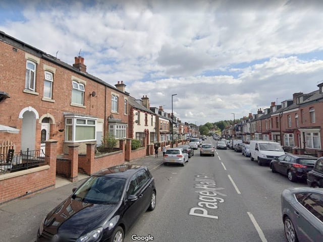 Another popular answer by readers for the most dangerous area, Page Hall was subject to 66 prosecutions for drug, assault and driving offences from January to June last year.