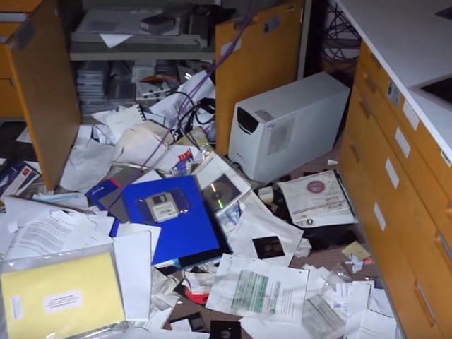Medical equipment was still inside Royal Hospital Haslar in 2018. Picture: Neil Ansell