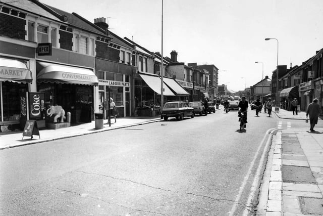Fawcett Road in May 1984