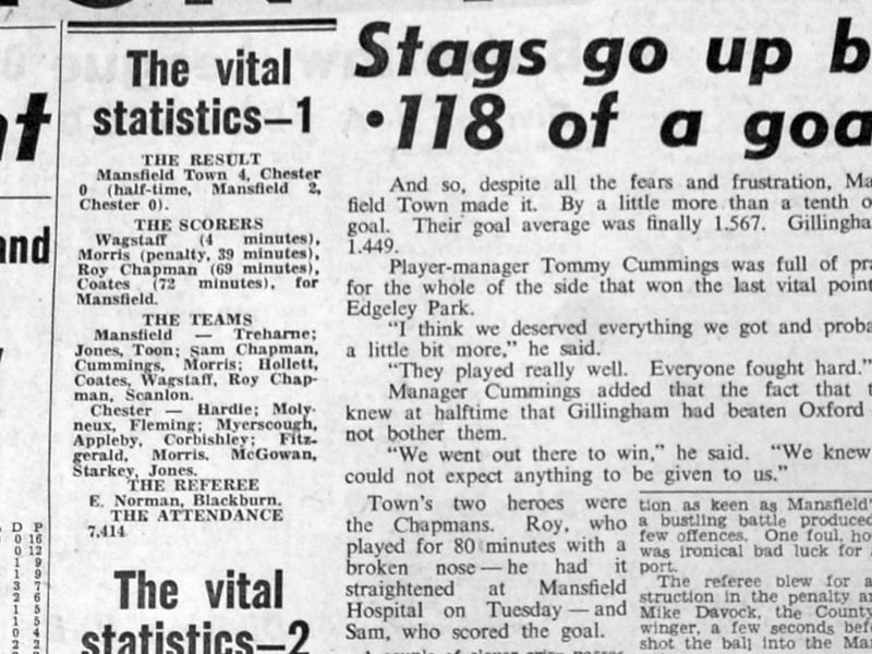 1963 promotion glory - just!