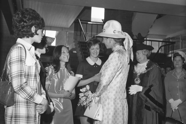 A warm Hartlepool welcome awaited Princess Anne on that day in May 1970.