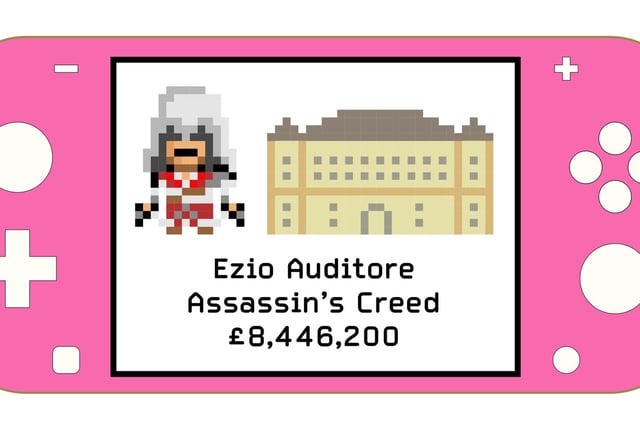Assassin's Creed remains a modern-day classic for many and Ezio features in three of the games when it was arguably at its best. The Florentine nobleman's 20,000 sq ft Italian Renaissance residence is valued at £8.446m today.