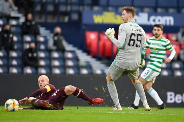 A thorn in Celtic's side. Embroiled in the battle with Brown off the ball, a threat in attack on it, the Jambos benefitted from his experience at this level.