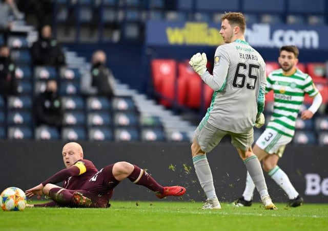 A thorn in Celtic's side. Embroiled in the battle with Brown off the ball, a threat in attack on it, the Jambos benefitted from his experience at this level.