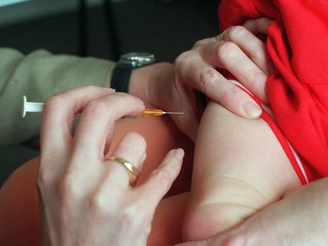 The national level of vaccinations is still below target and could mean diseases such as measles spreading to vulnerable, unvaccinated people