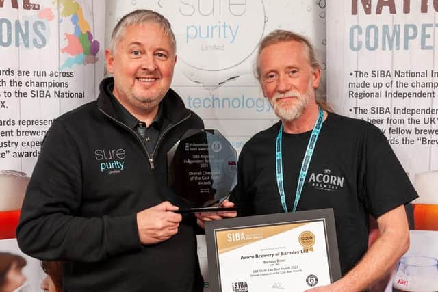 Acorn Brewery's historic Barnsley Bitter brought home the top prize at the SIBA North East Independent Beer Awards 2023.