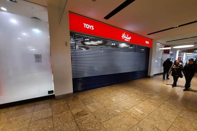 Hamleys' Meadowhall branch, in a small corner unit, failed to recreate the magic and closed earlier this month.