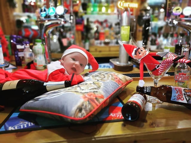 Having a little party at Daddy's bar on December 6.