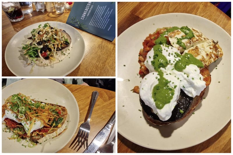 Business editor David Walsh visited Cornerstone in Dyson Place in October. He described the aubergine caponata as "full of interest", and followed it with an almond croissant.