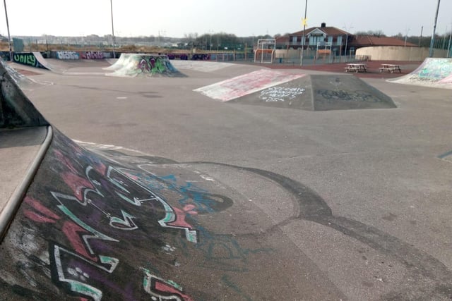 Young people were forced to stay away from the skate park.