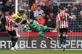 Sheffield United goalkeeper Wes Foderingham is among those approaching the end of their contracts at Bramall Lane: Andrew Yates / Sportimage